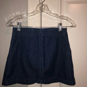 Blue jean skirt
